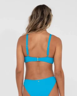 Hot Sandalwood Textured Bralette Bikini Top Womens Bikini Tops