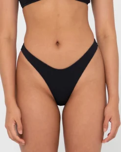 Cheap Sandalwood Textured Brazilian Bikini Bottom Womens Bikini Bottoms