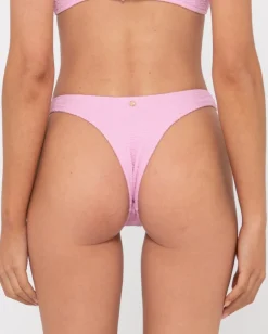 Flash Sale Sandalwood Textured Brazilian Bikini Bottom Womens Bikinis