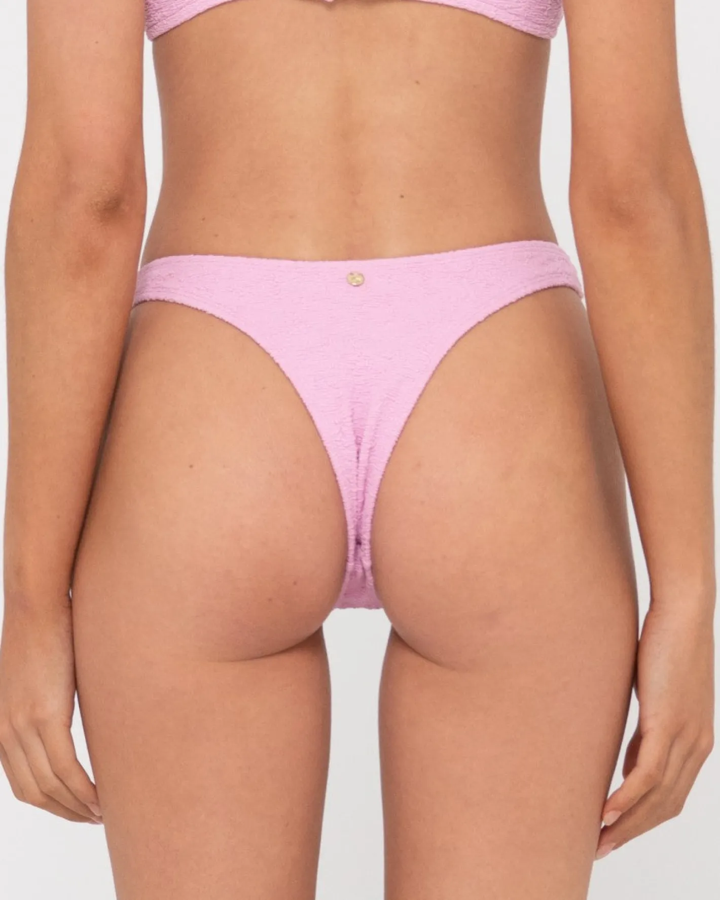 Flash Sale Sandalwood Textured Brazilian Bikini Bottom Womens Bikinis