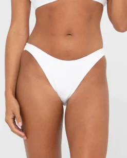 Cheap Sandalwood Textured Classic Bikini Bottom Womens Bikinis
