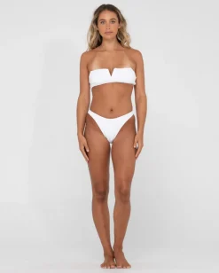Cheap Sandalwood Textured Classic Bikini Bottom Womens Bikinis
