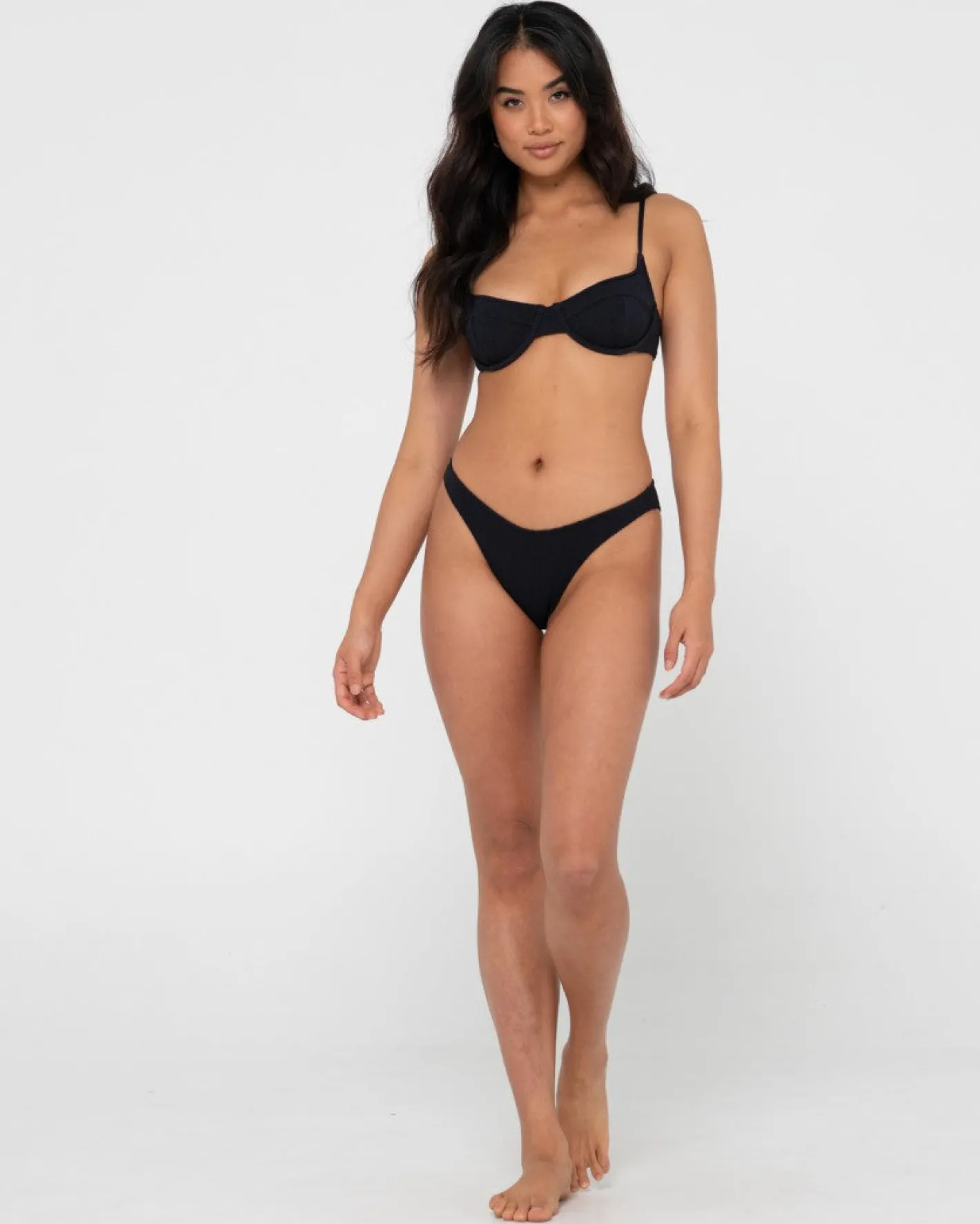 Store Sandalwood Textured Classic Bikini Pant Bottom Womens Bikinis