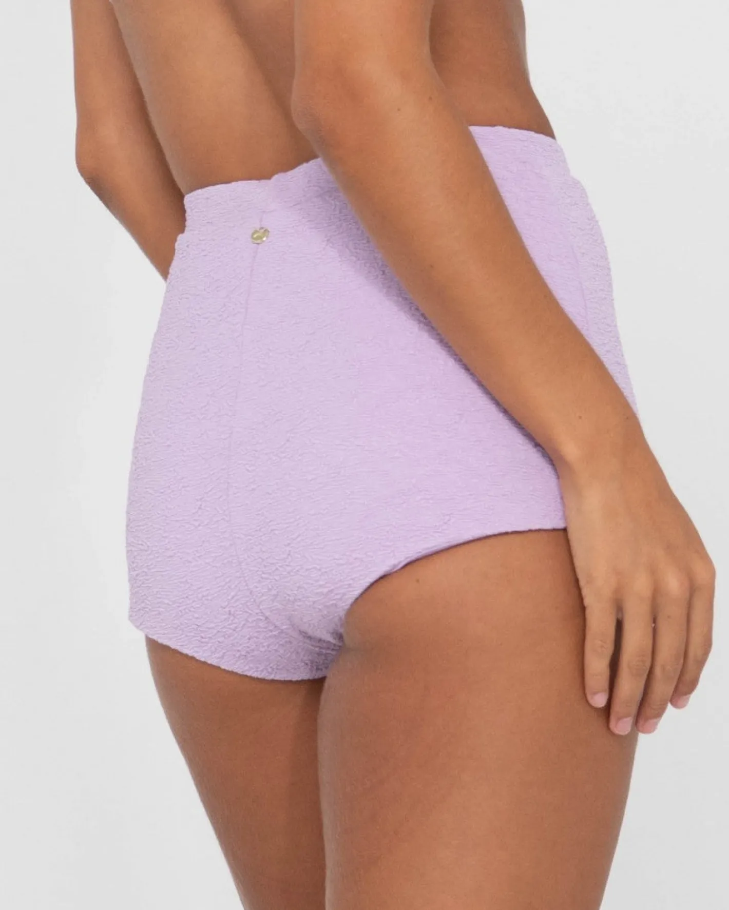Outlet Sandalwood Textured High Waisted Surf Short Womens Boardshorts