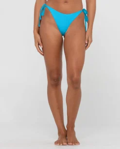 Online Sandalwood Textured Midi Side Ties Bikini Bottom Womens Bikinis