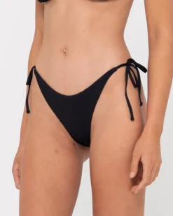 Sale Sandalwood Textured Midi Side Ties Bikini Bottom Womens Bikinis