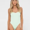 Store Sandalwood Textured Retro One Piece Womens One Piece