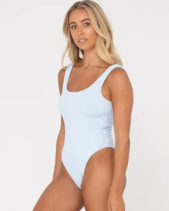 Best Sale Sandalwood Textured Retro One Piece Womens One Piece
