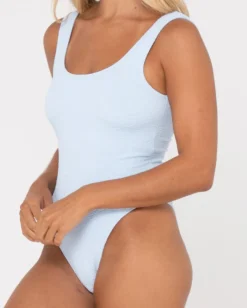 Best Sale Sandalwood Textured Retro One Piece Womens One Piece