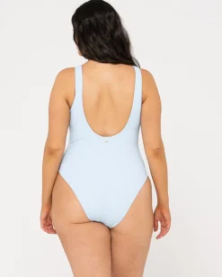 Best Sale Sandalwood Textured Retro One Piece Womens One Piece