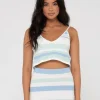 Shop Sandbar Knitted Crop Cami Top Womens Fashion Tops