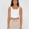 New Scarlett Cropped Tank Top Womens Tees & Tanks