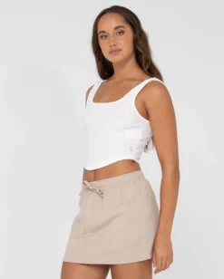 New Scarlett Cropped Tank Top Womens Tees & Tanks