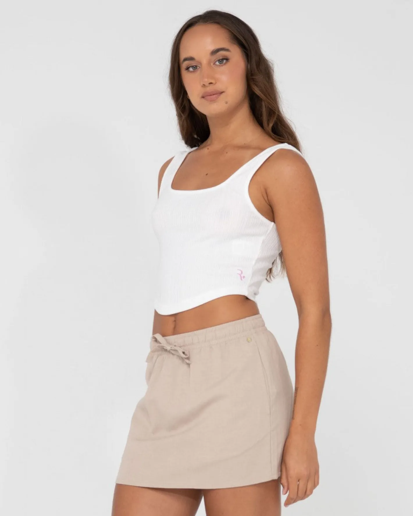 New Scarlett Cropped Tank Top Womens Tees & Tanks