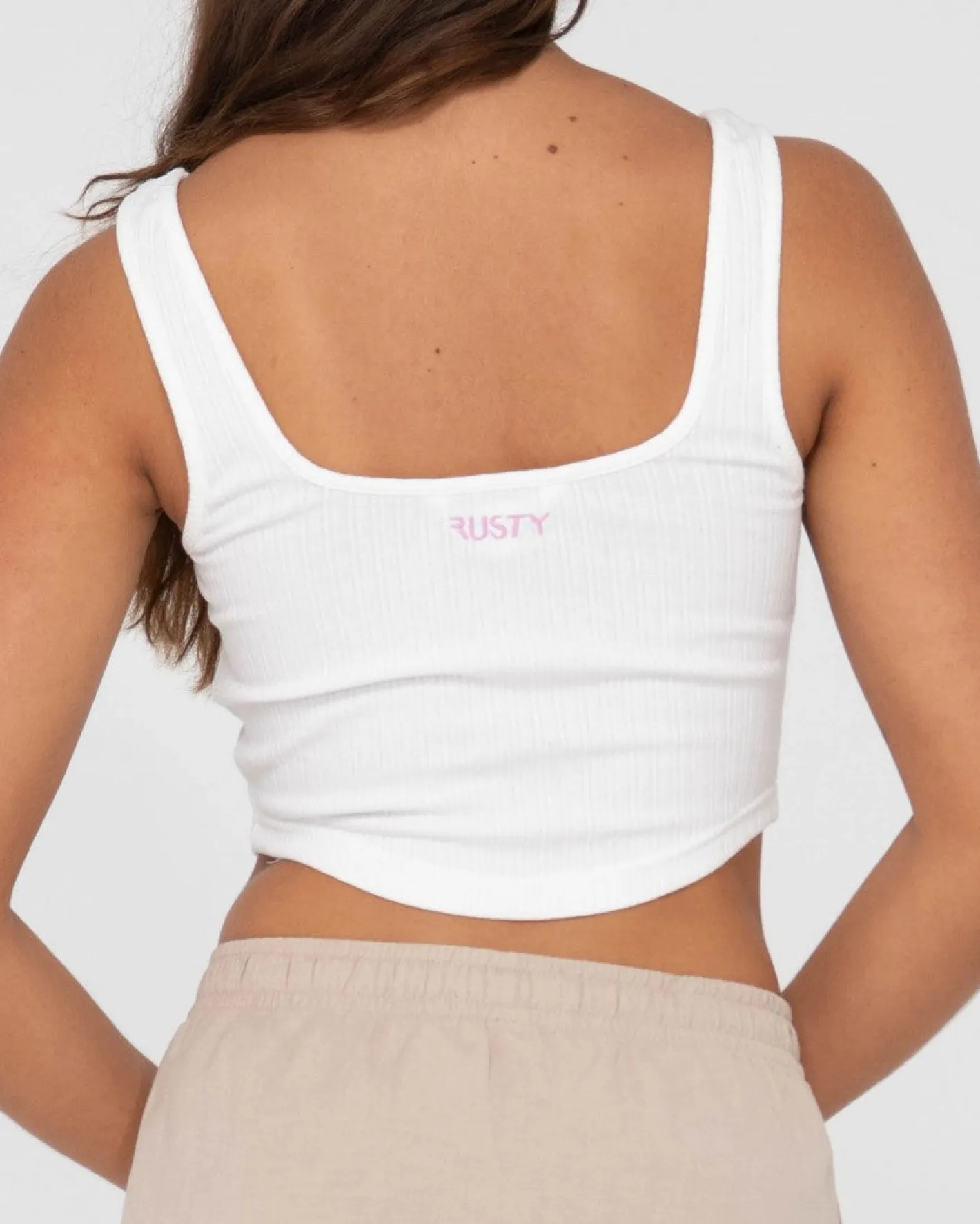 New Scarlett Cropped Tank Top Womens Tees & Tanks