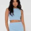 Online Scarlett Knitted Cropped Tank Womens Tees & Tanks