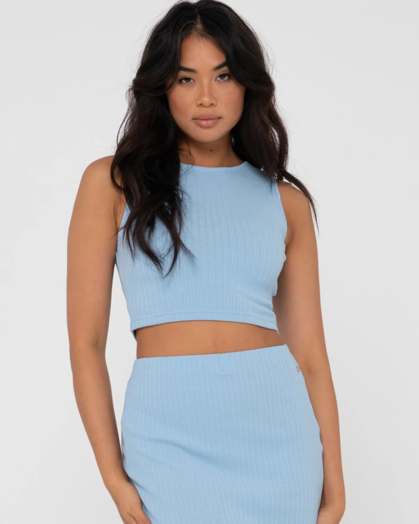 Online Scarlett Knitted Cropped Tank Womens Tees & Tanks
