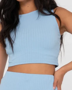 Online Scarlett Knitted Cropped Tank Womens Tees & Tanks