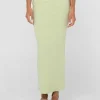 Flash Sale Scarlett Ribbed Mid Rise Maxi Tube Skirt Womens Skirts