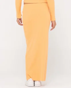 Cheap Scarlett Ribbed Mid Rise Maxi Tube Skirt Womens Skirts