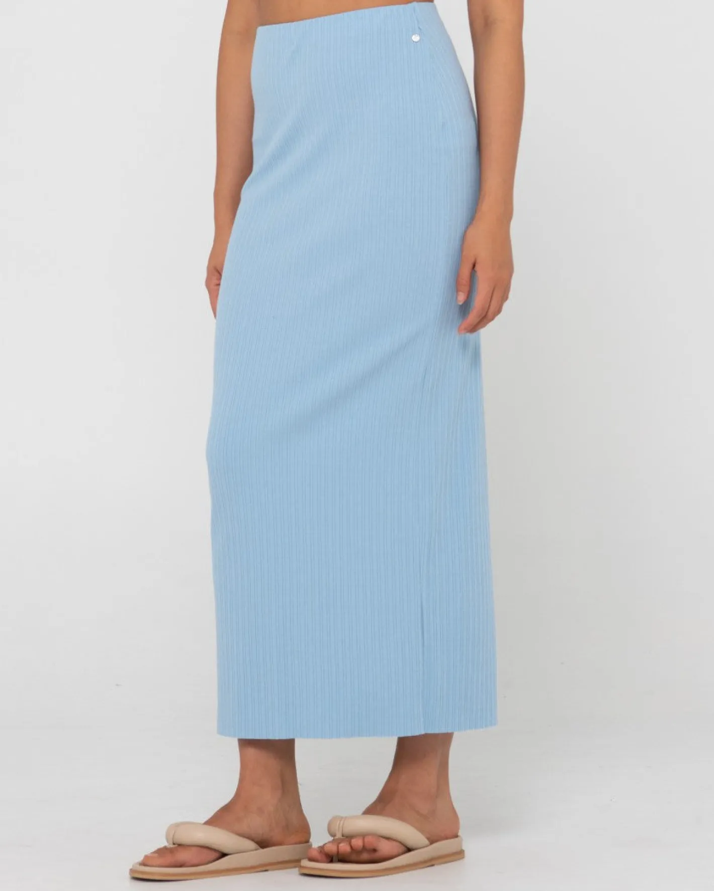 Clearance Scarlett Ribbed Mid Rise Maxi Tube Skirt Womens Skirts