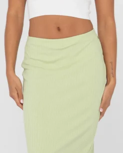 Flash Sale Scarlett Ribbed Mid Rise Maxi Tube Skirt Womens Skirts