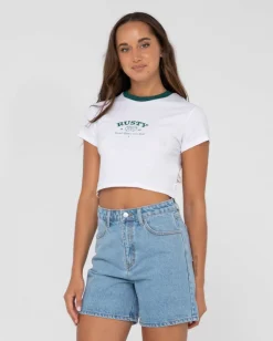 Flash Sale Second Chance Short Sleeve Graphic Baby Tee Womens Tees & Tanks