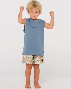 Cheap Selling The Dream Printed Boardshort Runts Kids Boardshorts