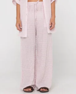 Best Siena High Waisted Relaxed Fit Beach Pant Womens Pants