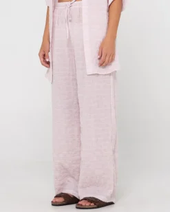 Best Siena High Waisted Relaxed Fit Beach Pant Womens Pants