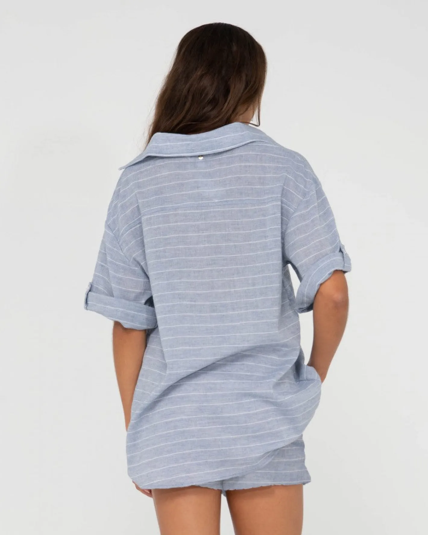 Best Siena Striped Oversized Shirt Womens Overswim