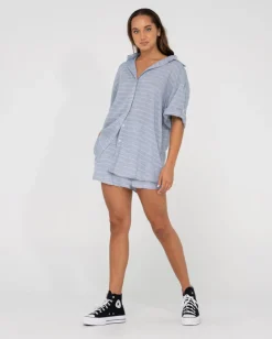 Best Siena Striped Oversized Shirt Womens Shirts