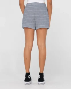 Discount Siena Striped Relaxed Fit Short Womens Overswim