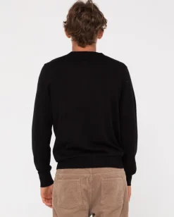Clearance Slung Lightweight Wool Crew Knit Mens Knitwear