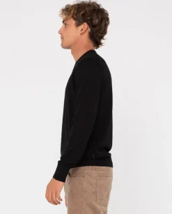 Clearance Slung Lightweight Wool Crew Knit Mens Knitwear