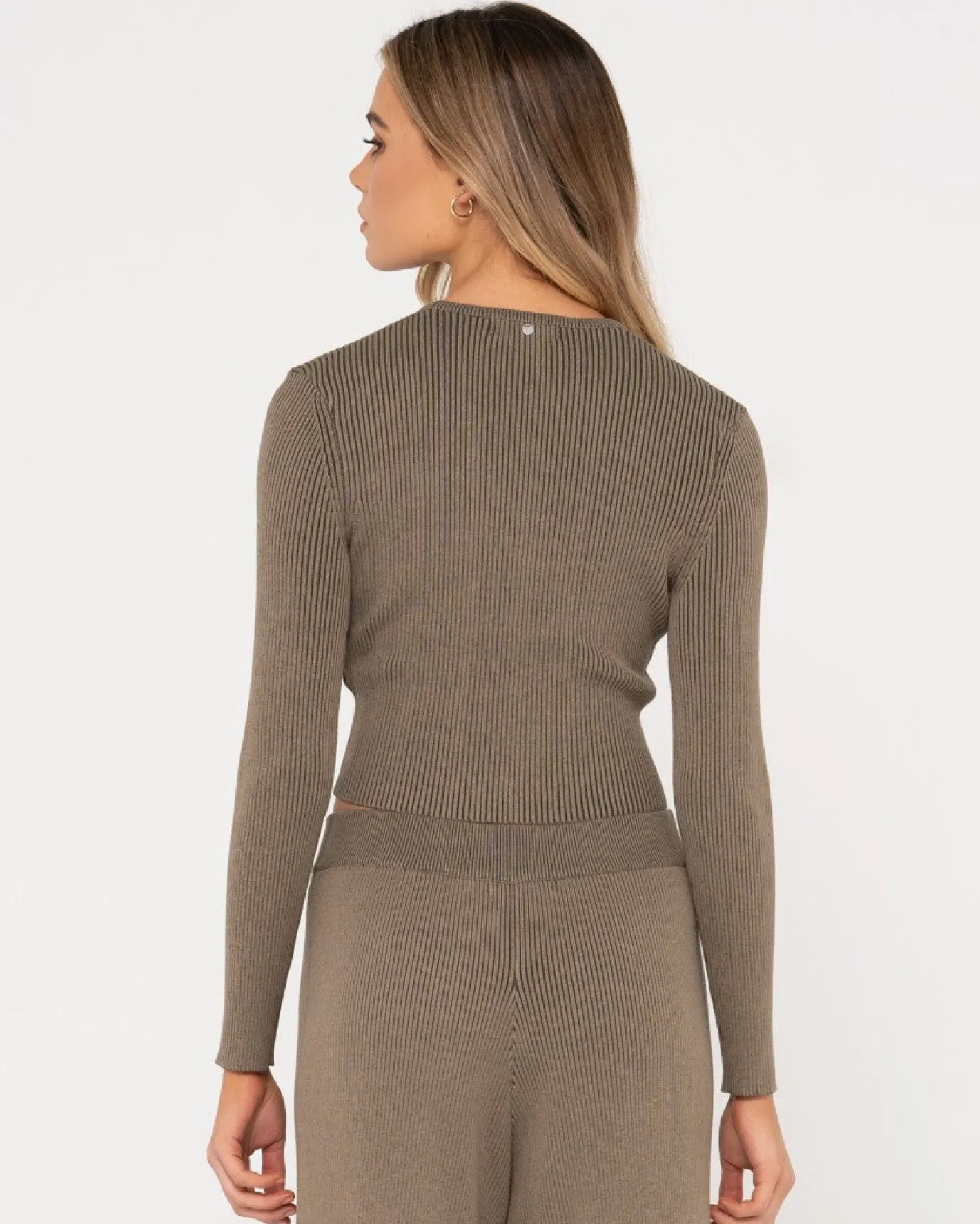 Cheap Solace Long Sleeve Knit Top Womens Hoodies & Fleece