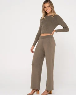 Cheap Solace Long Sleeve Knit Top Womens Hoodies & Fleece