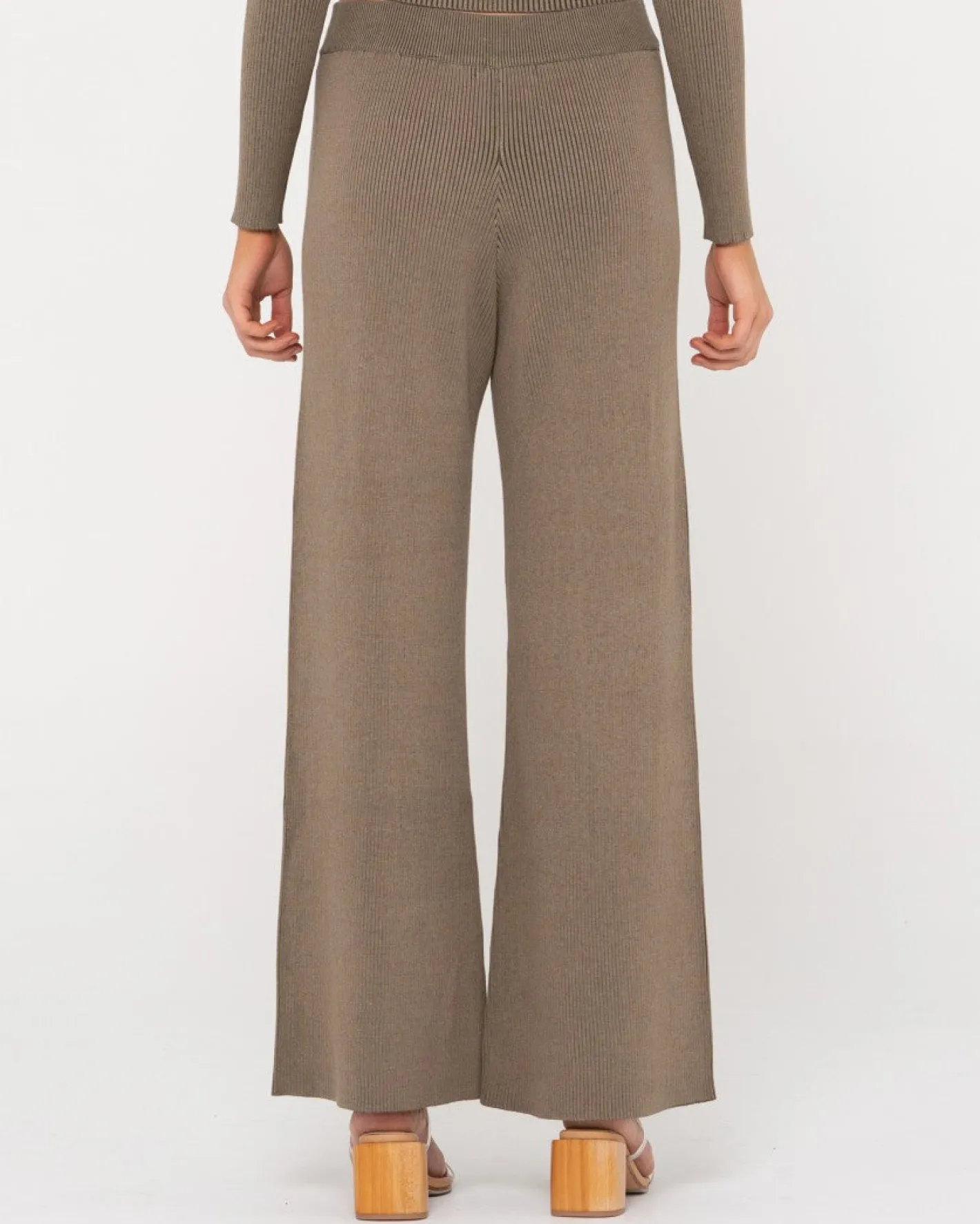 Outlet Solace Wide Leg Knit Lounge Pant Womens Pants