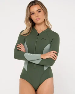 Hot Somersault 2Mm Long Sleeve Springsuit Wetsuit Womens Springsuits