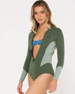 Hot Somersault 2Mm Long Sleeve Springsuit Wetsuit Womens Springsuits