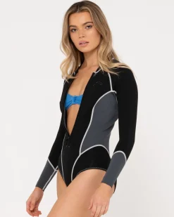 Fashion Somersault 2Mm Long Sleeve Springsuit Wetsuit Womens Springsuits
