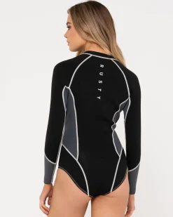 Fashion Somersault 2Mm Long Sleeve Springsuit Wetsuit Womens Springsuits