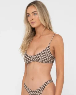Online Sorrento Shell Printed Bralette Bikini Top Womens Bikinis