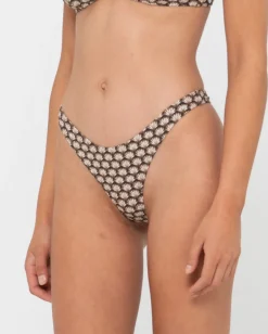 Sale Sorrento Shell Printed Brazilian Bikini Bottom Womens Bikinis