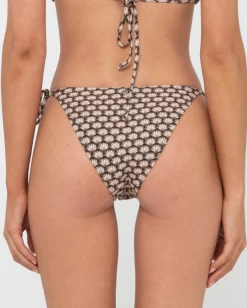 Sale Sorrento Shell Printed Midi Side Ties Bikini Bottom Womens Bikinis