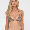 New Sorrento Shell Printed Multiway Bikini Top Womens Bikini Tops