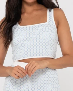 Cheap Spencer Knitted Crop Top Womens Fashion Tops