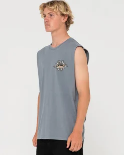 Best Stalker Graphic Muscle Tee Mens Tanks & Muscles