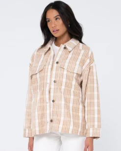Clearance Stemming Oversized Plaid Shirt Womens Fashion Tops