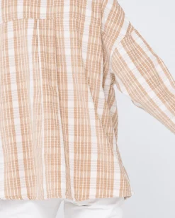 Clearance Stemming Oversized Plaid Shirt Womens Fashion Tops